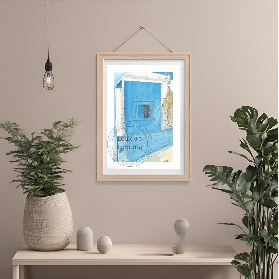 Milos Porte 2 Bleue 14.8x21cm A5