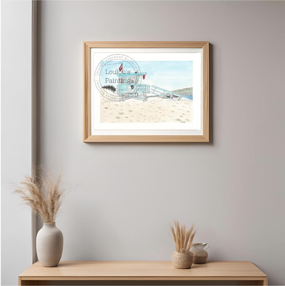 California beach 21x14.8cm A5