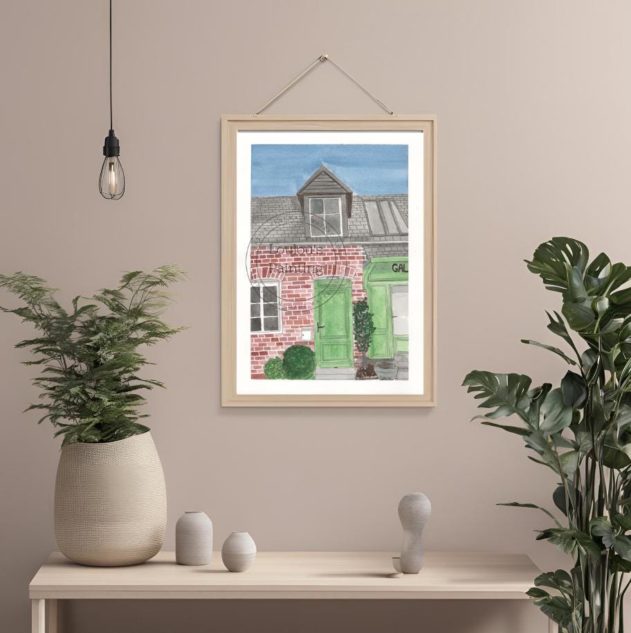 Façade Normande 18x26cm